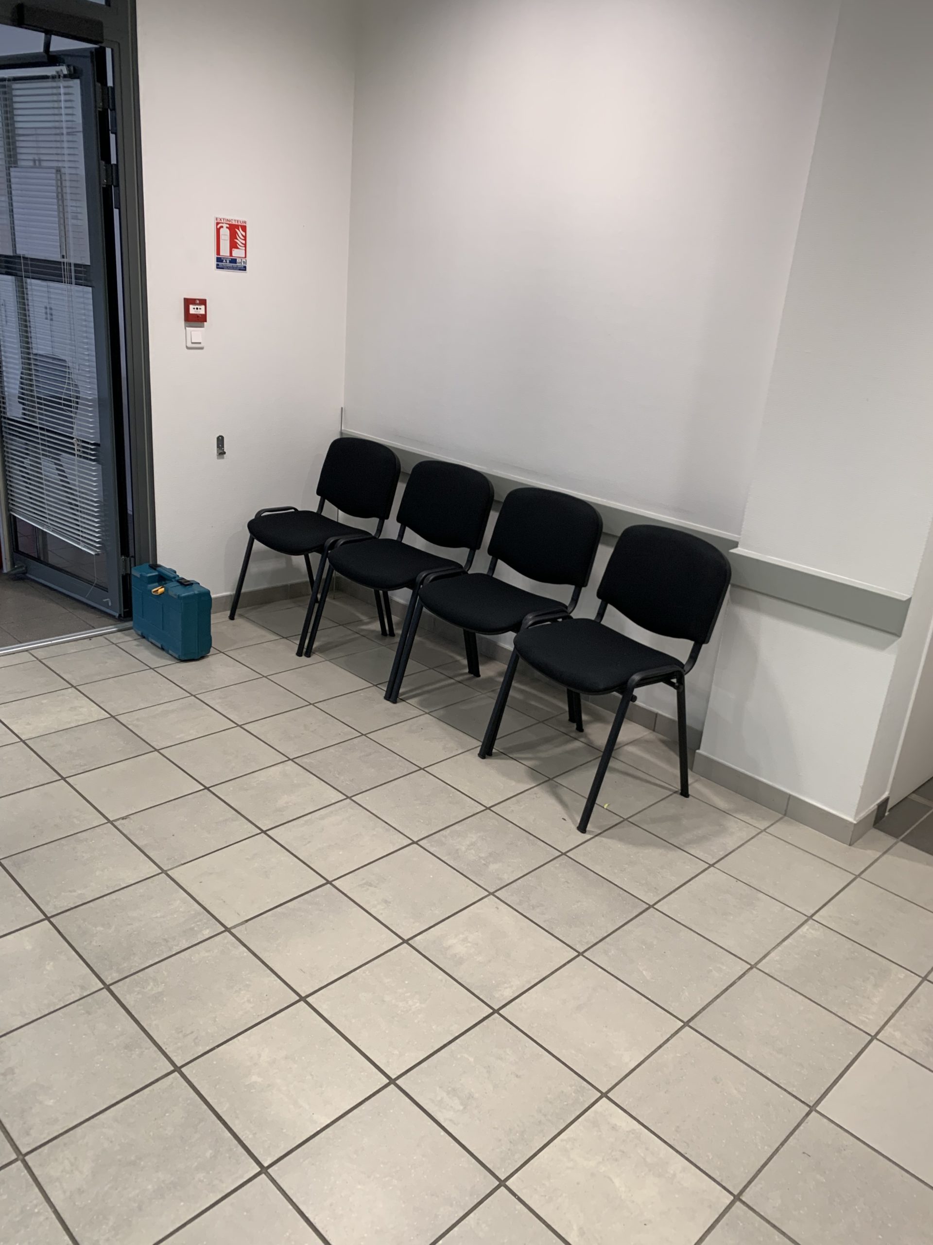chaises visiteurs pour salle d'attente